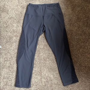 Purple Crop Leggings